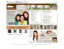 Tablet Screenshot of patternsonline.com